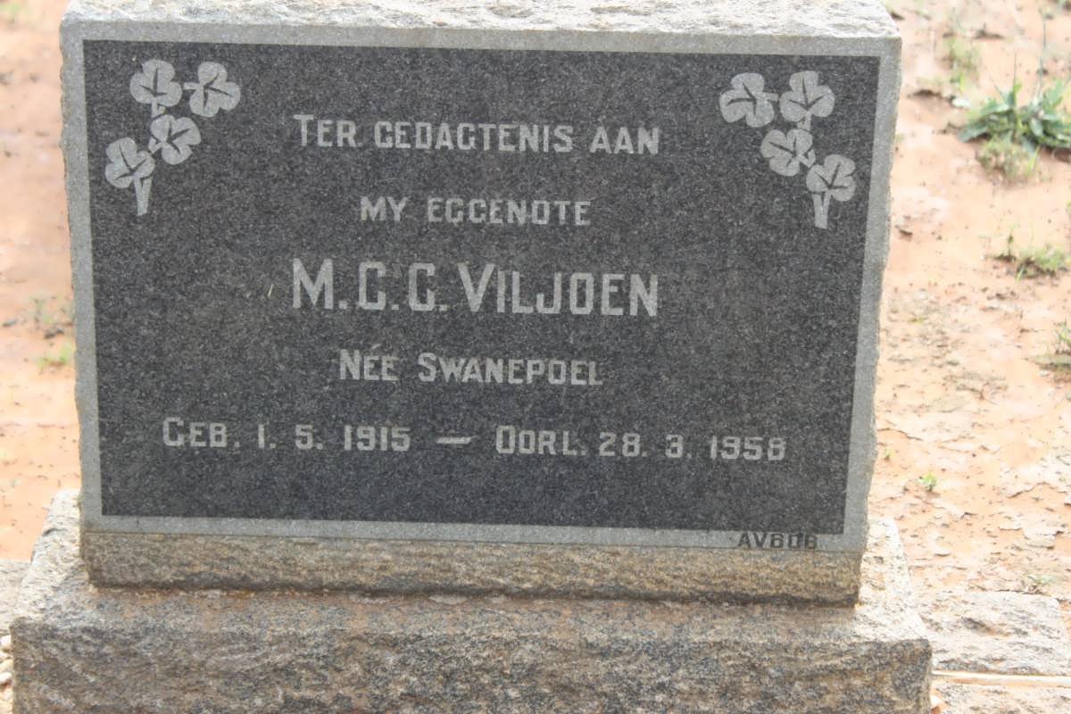 VILJOEN M.C.C. nee SWANEPOEL 1915-1958
