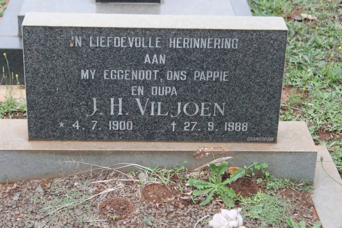 VILJOEN J.H. 1900-1988