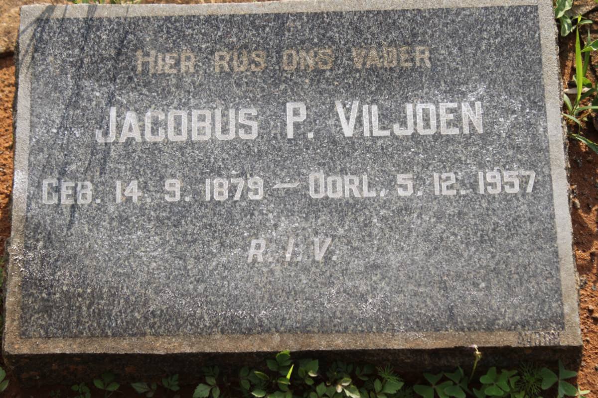 VILJOEN Jacobus P. 1897-1957