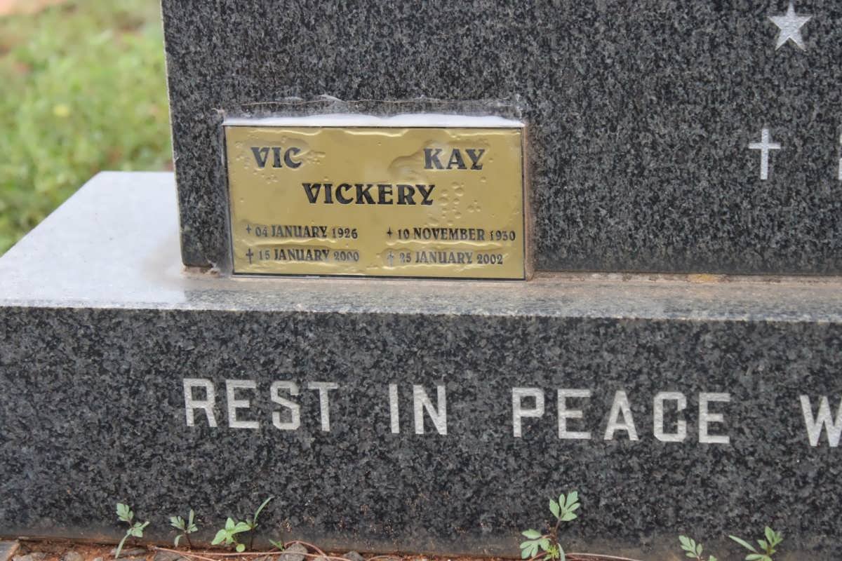 VICKERY Vic 1926-2000 &amp; Kay 1930-2002