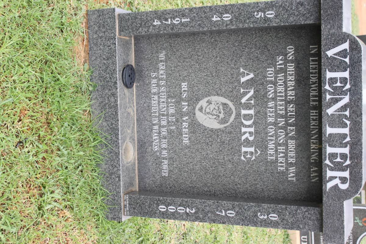VENTER Andre 1974-2000