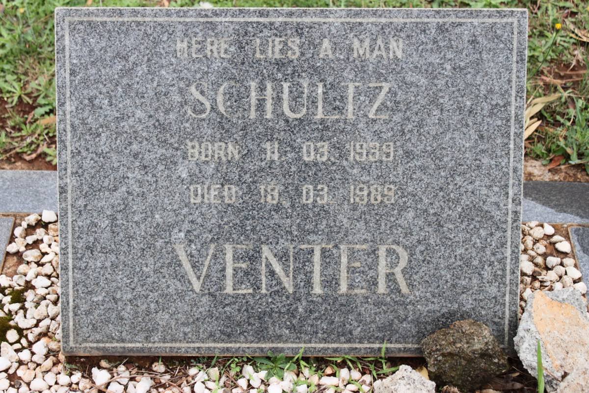 VENTER Schultz 1939-1989