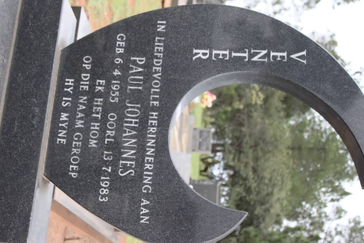 VENTER Paul Johannes 1955-1983