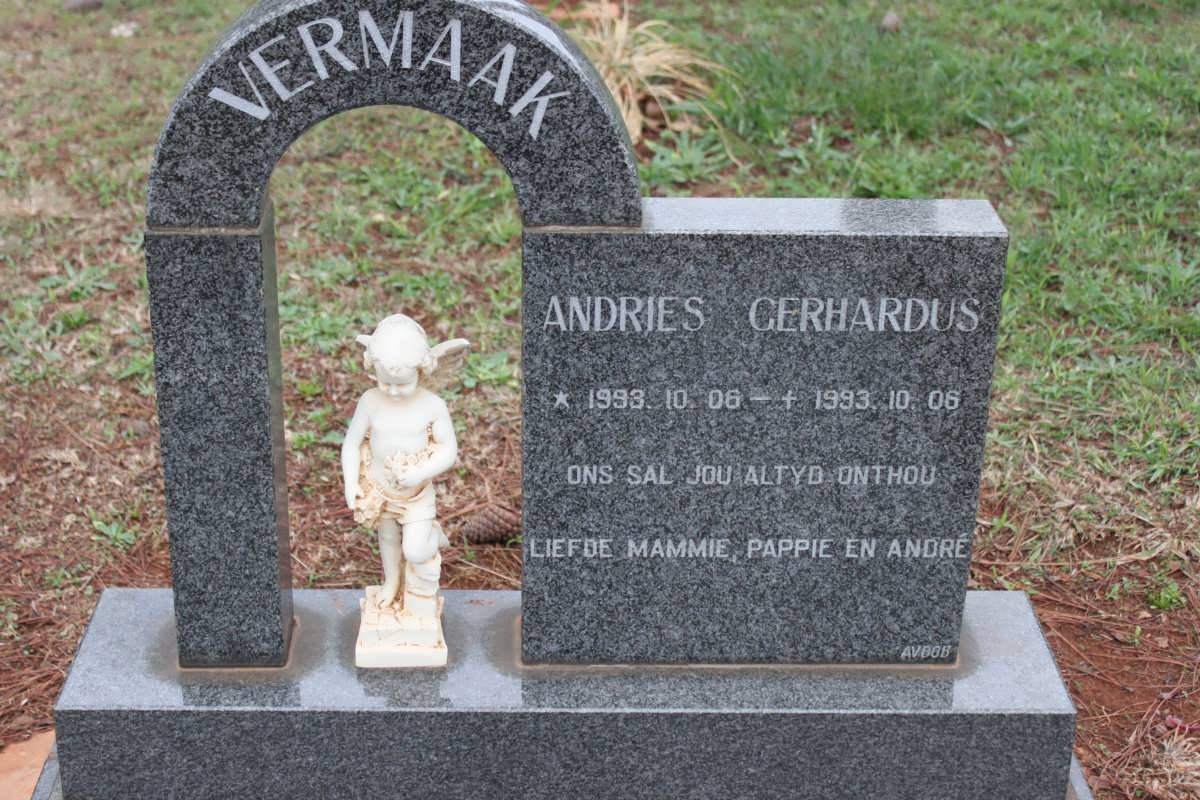 VERMAAK Andries Gerhardus 1993-1993
