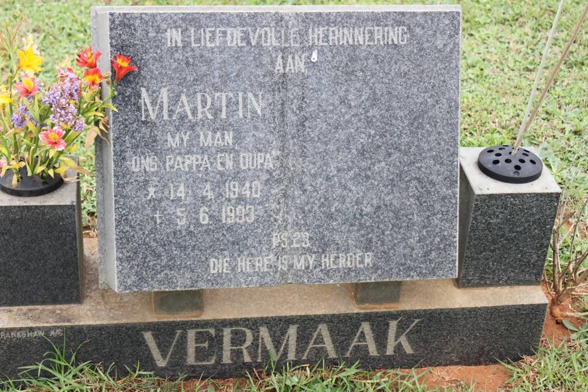 VERMAAK Martin 1940-1993