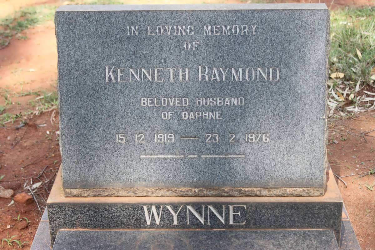 WYNNE Kenneth Raymond 1919-1976