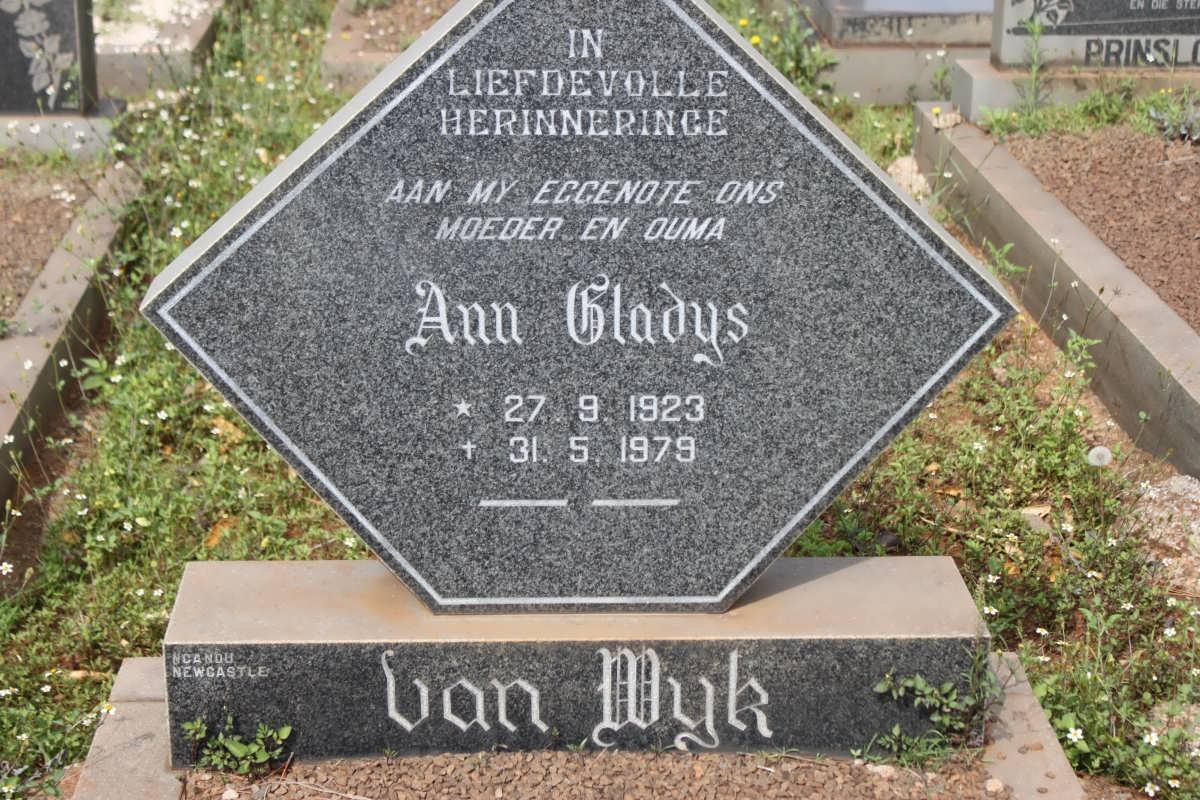 WYK Ann Gladys , van 1923-1979