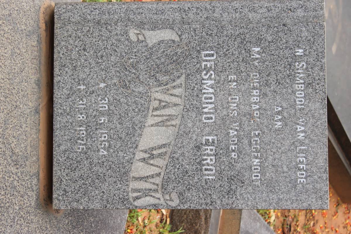 WYK Desmond Errol, van 1954-1976