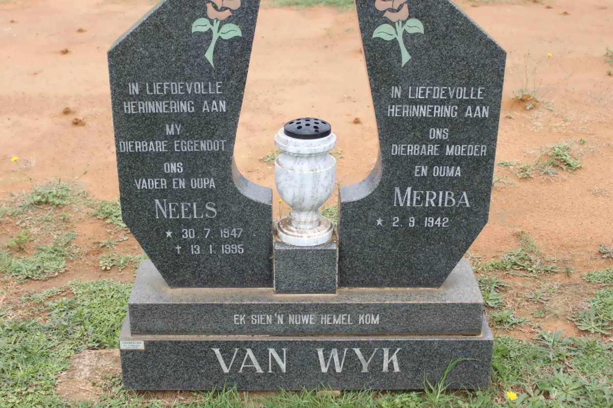 WYK Neels, van 1947-1995 &amp; Meriba 1942-