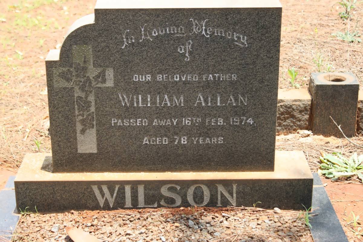 WILSON William Allan -1974