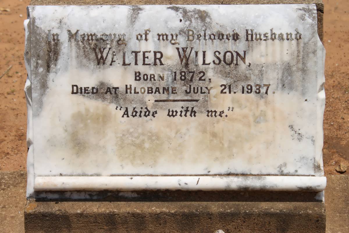 WILSON Walter 1872-1937