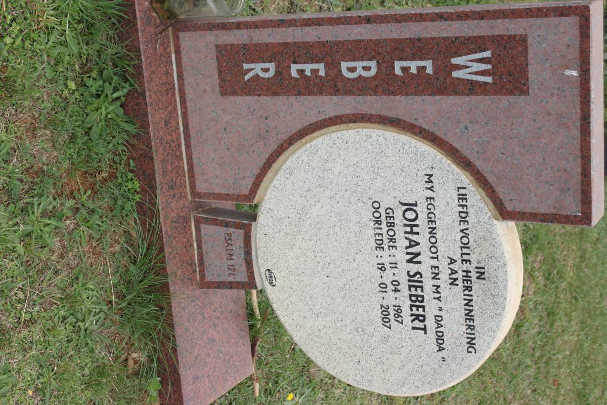 WEBER Johan Siebert 1967-2007