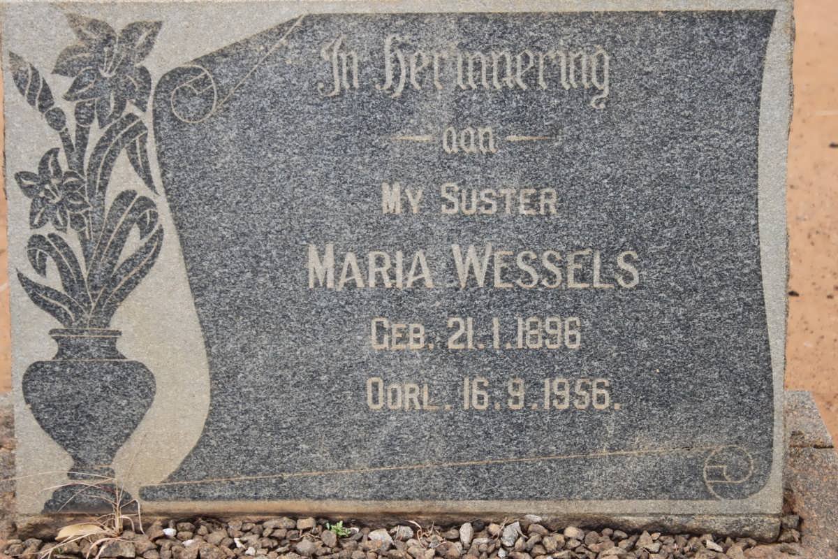 WESSELS Maria 1896-1956