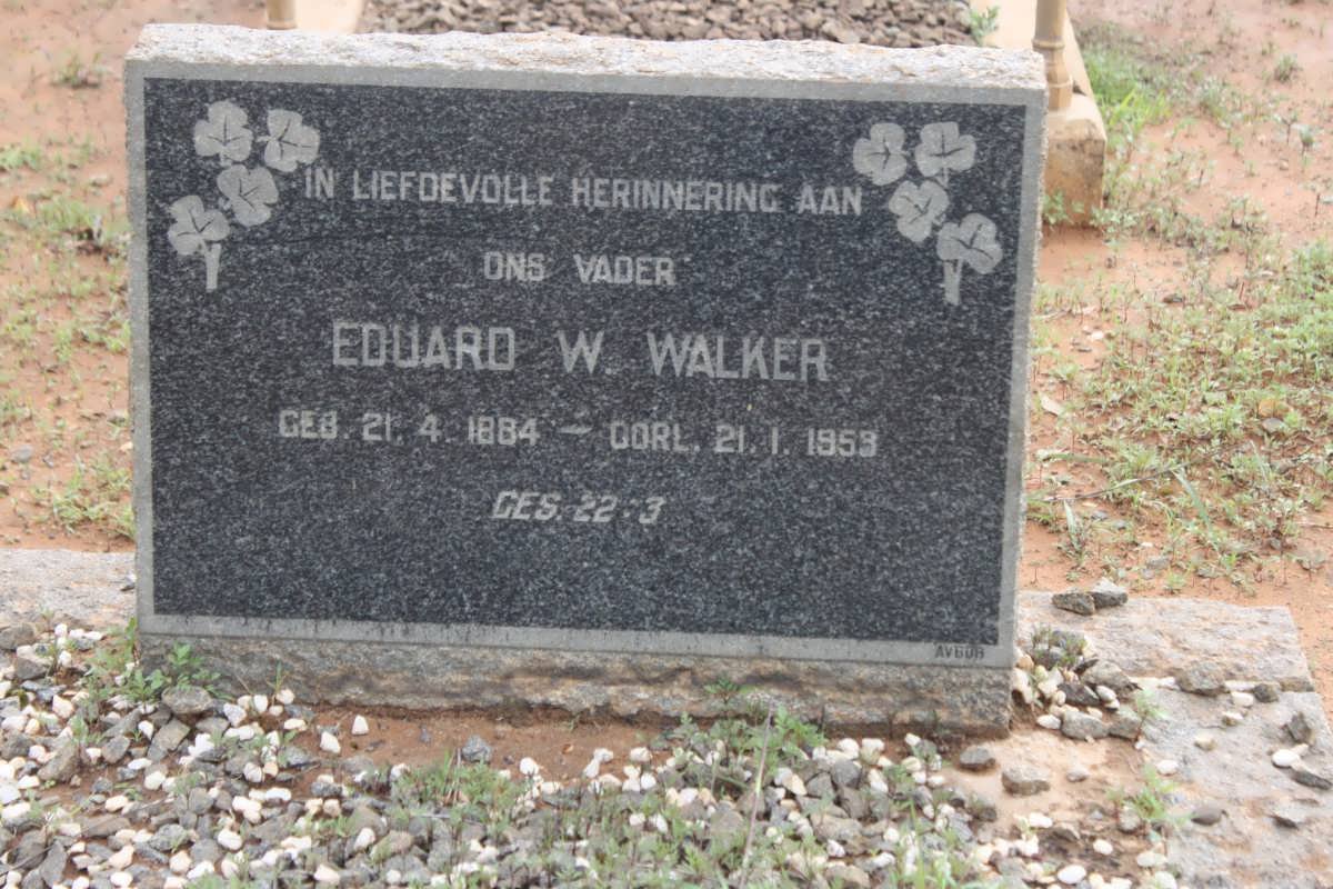 WALKER Eduard W. 1884-1953