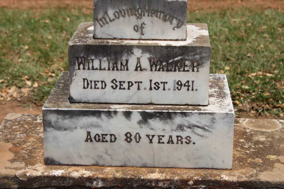 WALKER William A. -1941