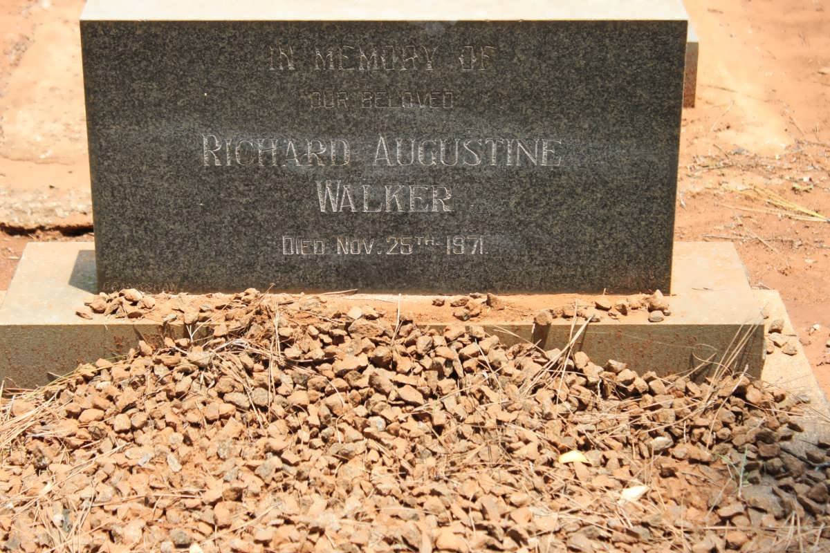 WALKER Richard Augustine -1971