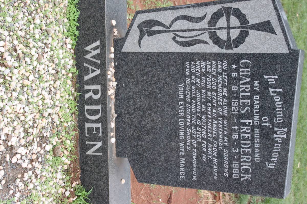 WARDEN Charles Frederick 1921-1988