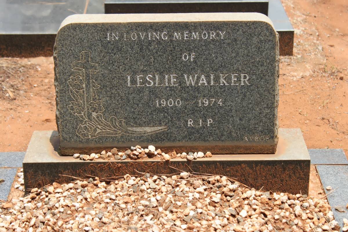 WALKER Leslie 1900-1974
