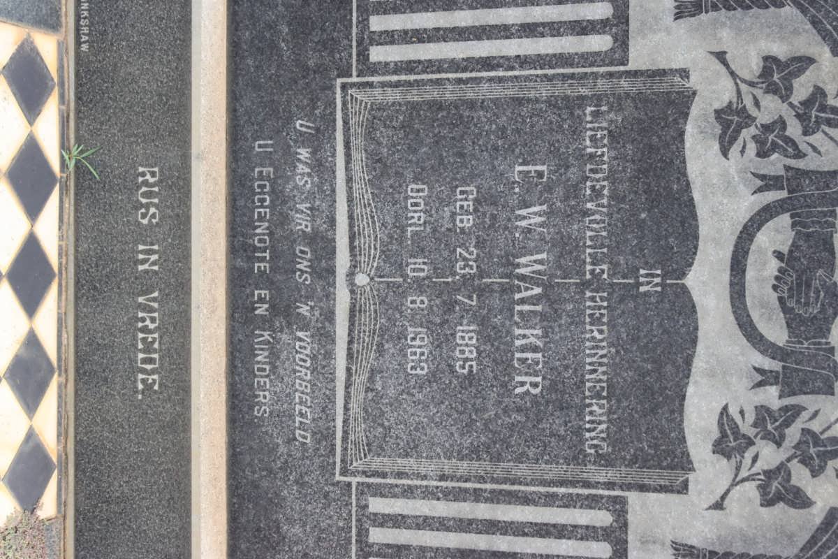 WALKER E.W. 1885-1963