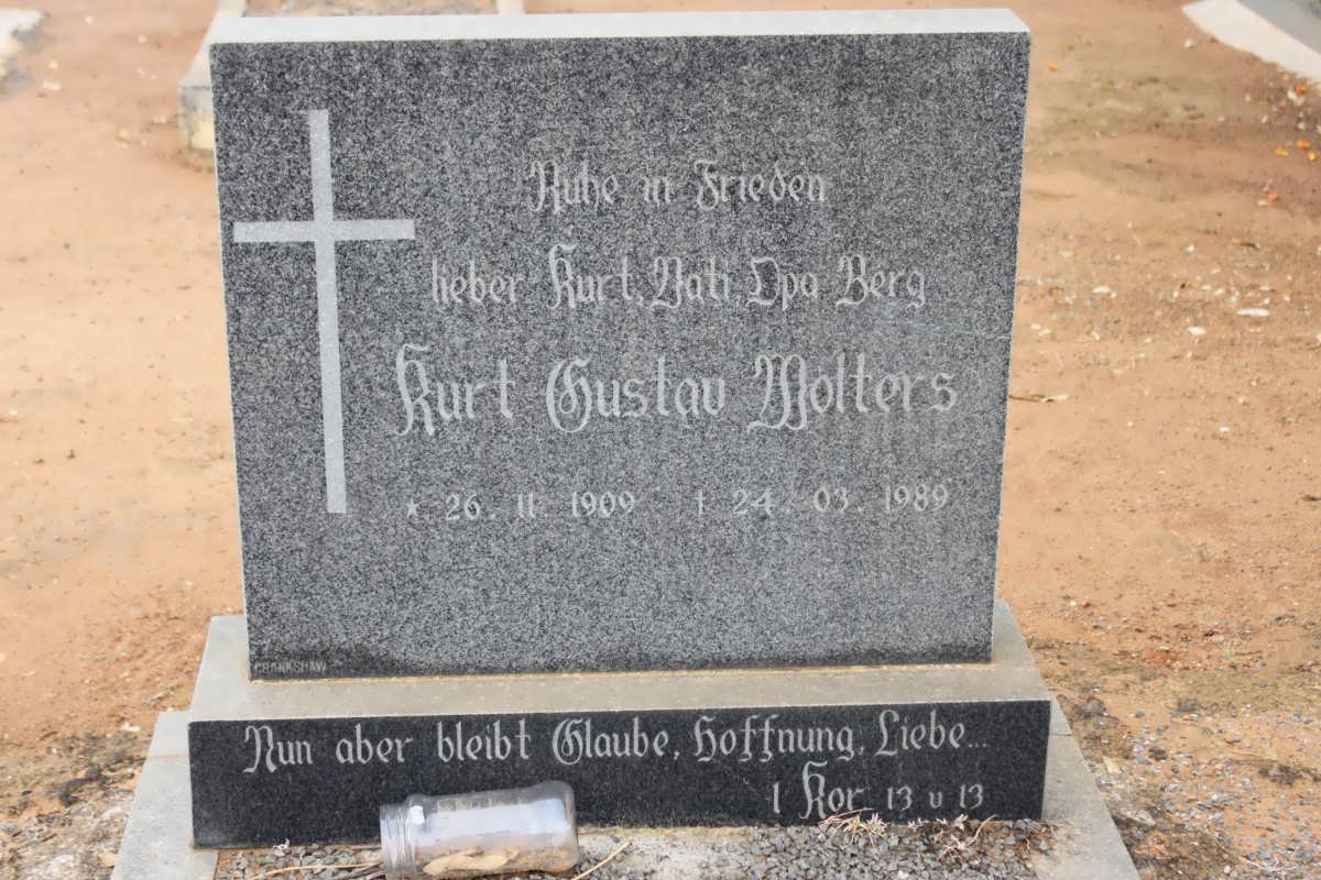 WOLTERS Kurt Gustav 1909-1989