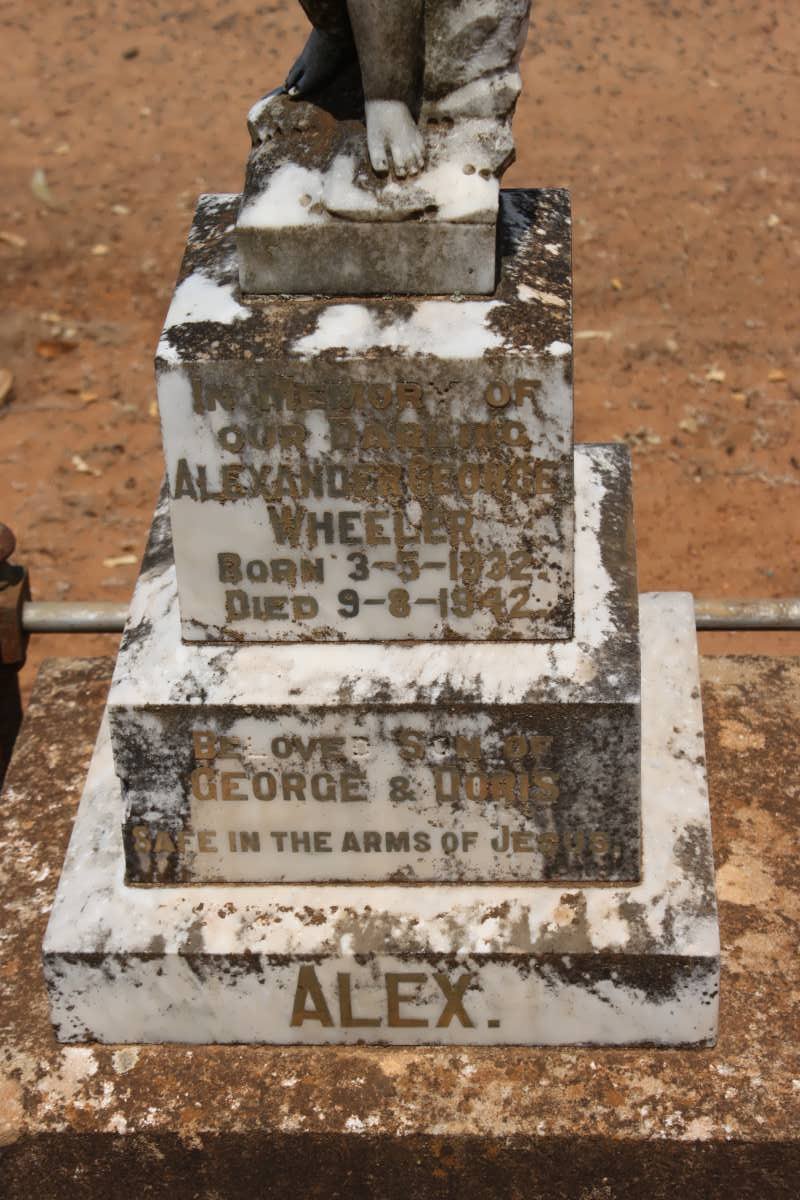 WHEELER Alexander George 1932-1942