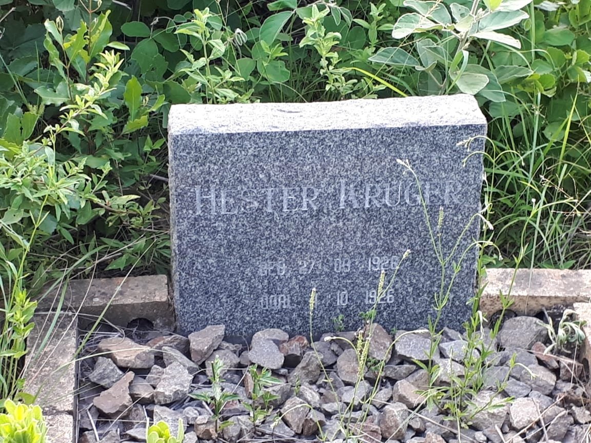 KRUGER Hester 1926-1926