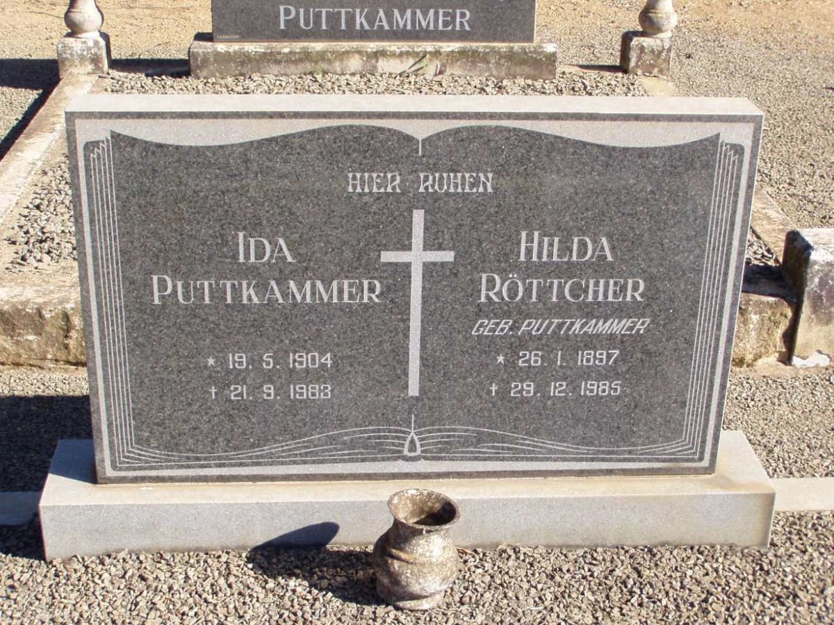 PUTTKAMMER Ida 1904-1983 :: Hilda ROTTCHER nee PUTTKAMMER 1897-1985