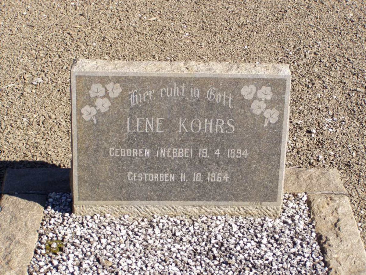 KOHRS Lene nee NEBBE 1894-1964