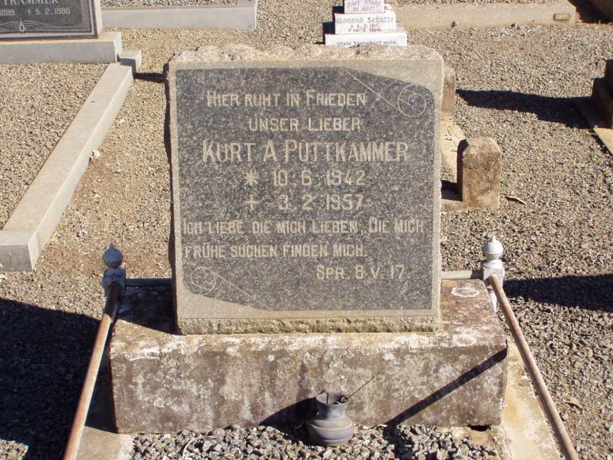 PUTTKAMMER Kurt A. 1942-1957
