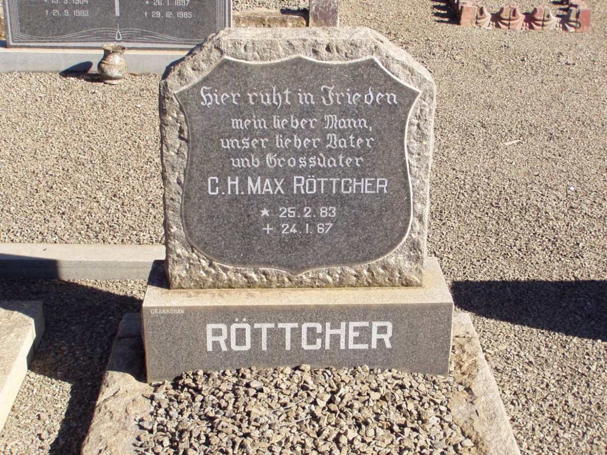 ROTTCHER C.H. Max 1883-1967