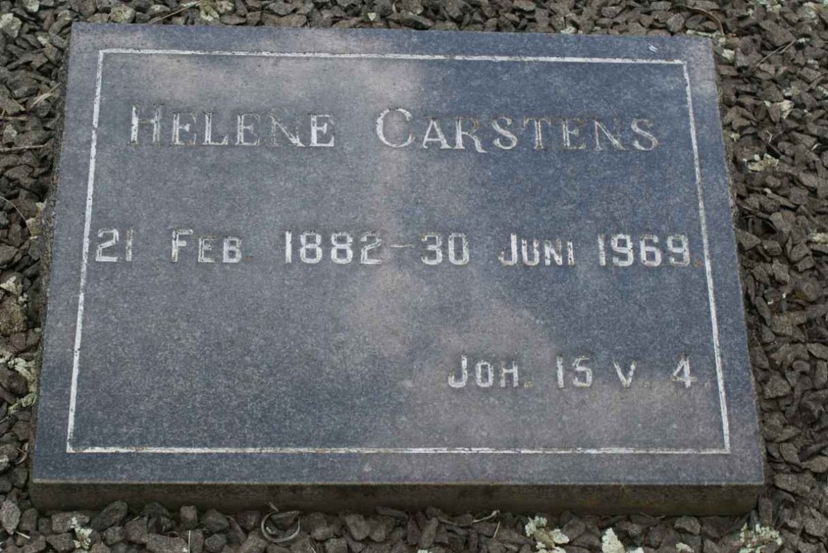 CARSTENS Helene 1882-1969