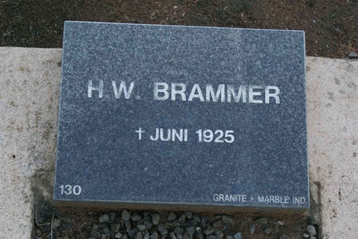 BRAMMER H.W. -1925