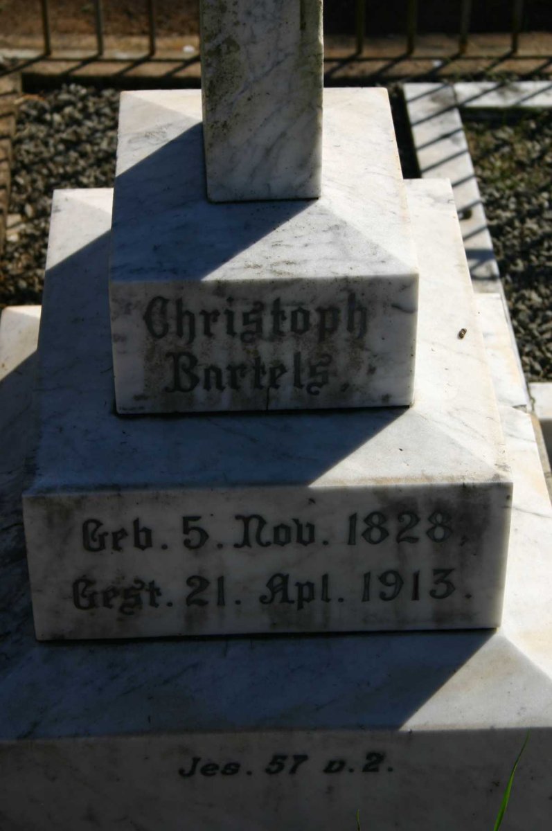 BARTELS Christoph 1828-1913
