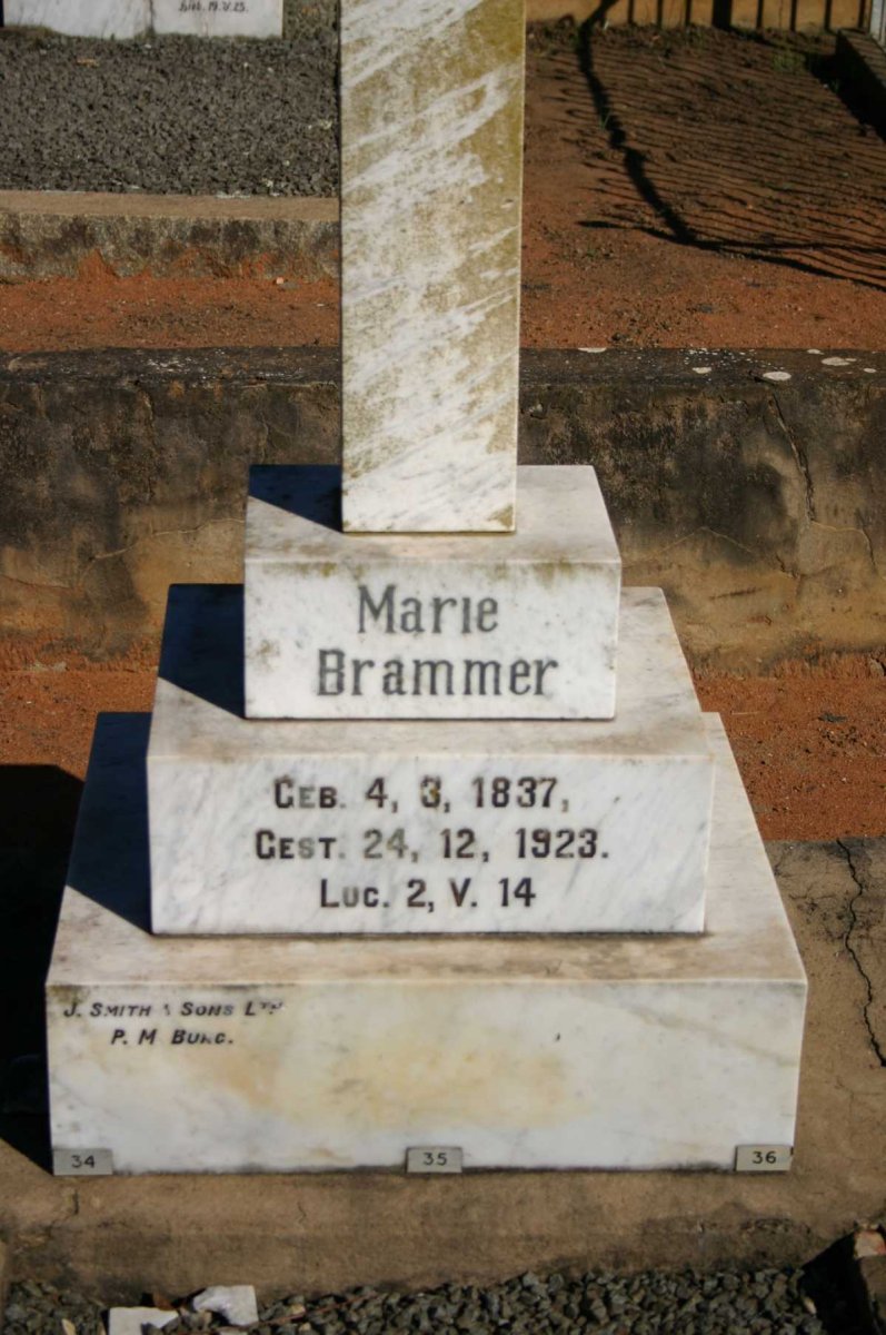 BRAMMER Heinrich 1833-1917 &amp; Marie 1837-1923