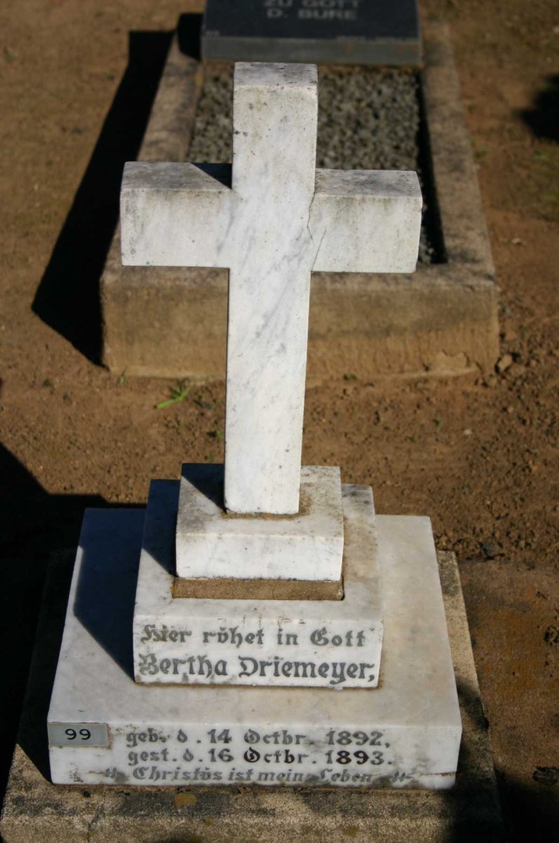 DRIEMEYER Bertha 1892-1893