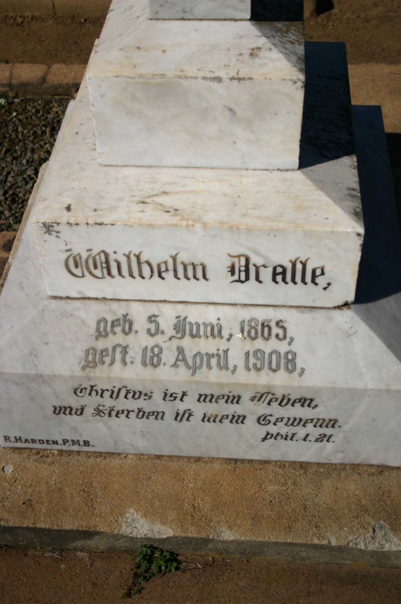DRALLE Wilhelm 1865-1908