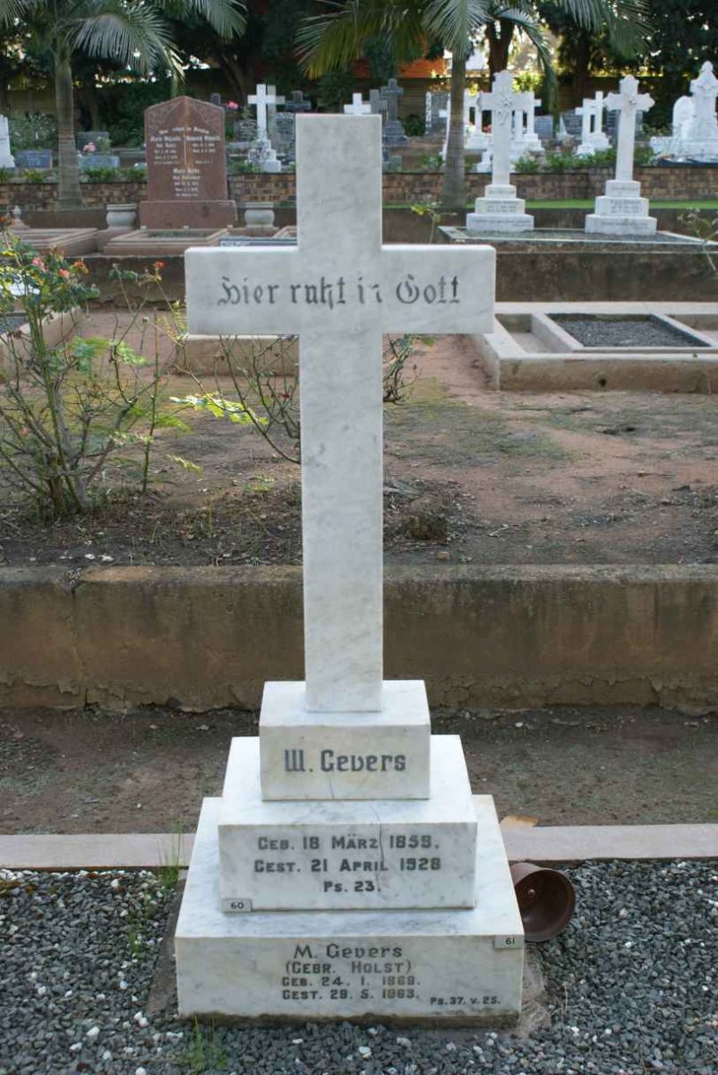 GEVERS W. 1859-1928 &amp; M. HOLST 1869-1953