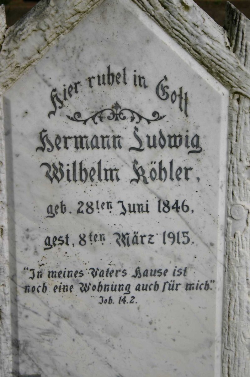 KÖHLER  Hermann Ludwig Wilhelm 1846-1915