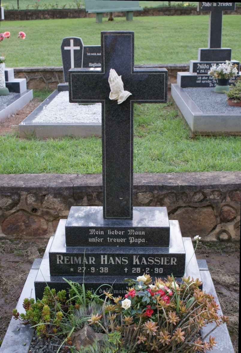 KASSIER Reimar Hans 1938-1990