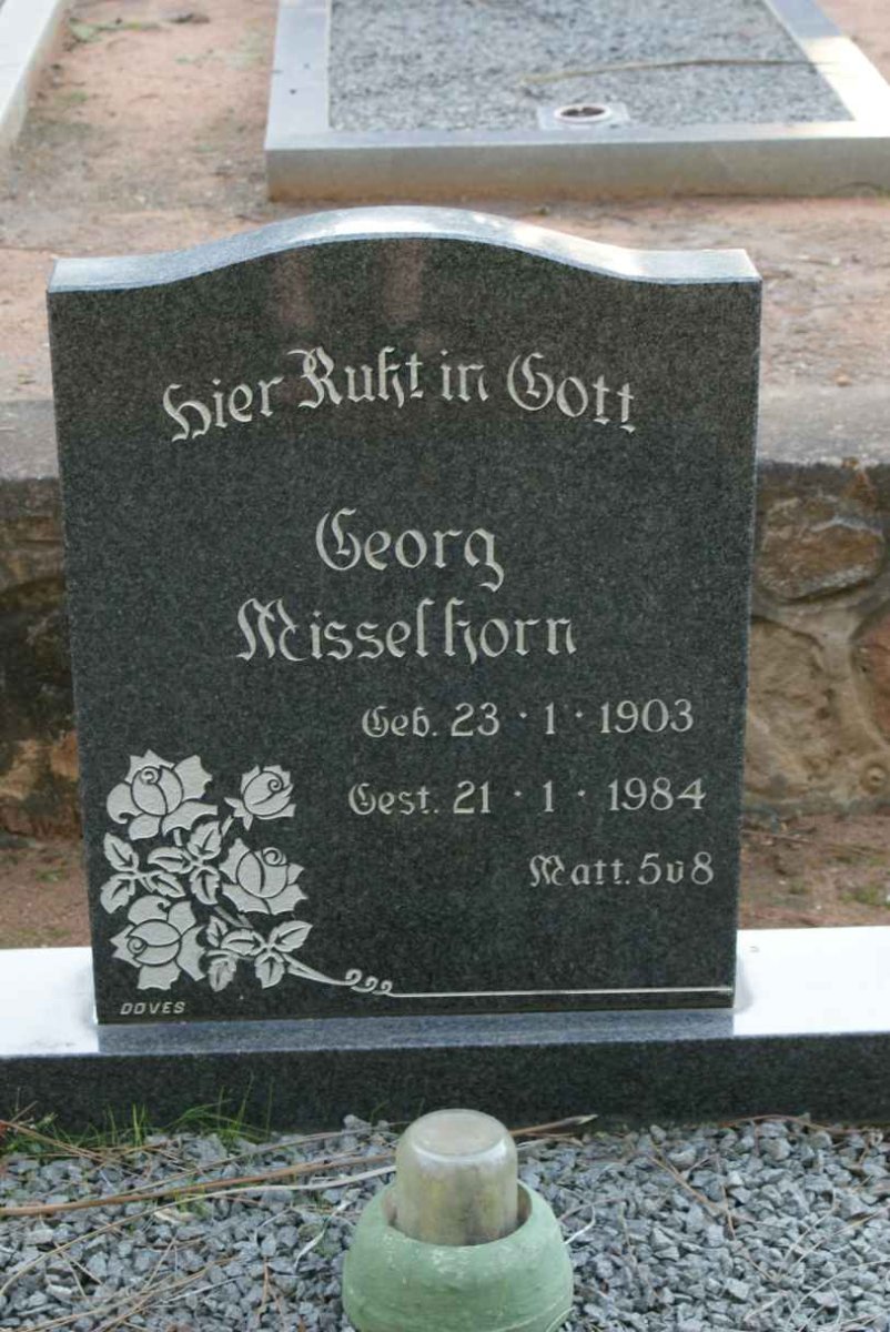 MISSELHORN Georg 1903-1984
