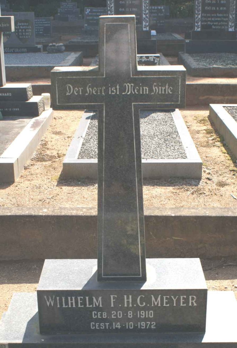MEYER Wilhelm F.H.G. 1910-1972
