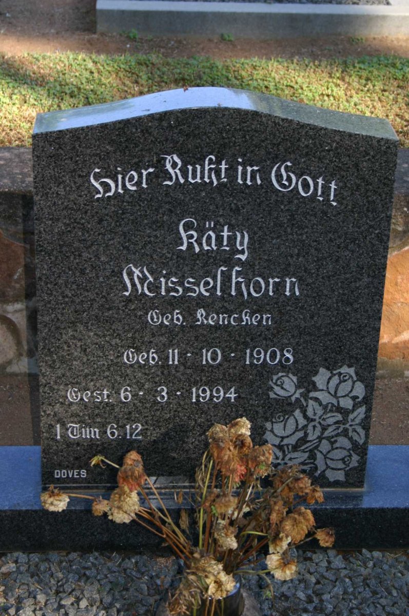 MISSELHORN Käty nee RENCKEN 1908-1994