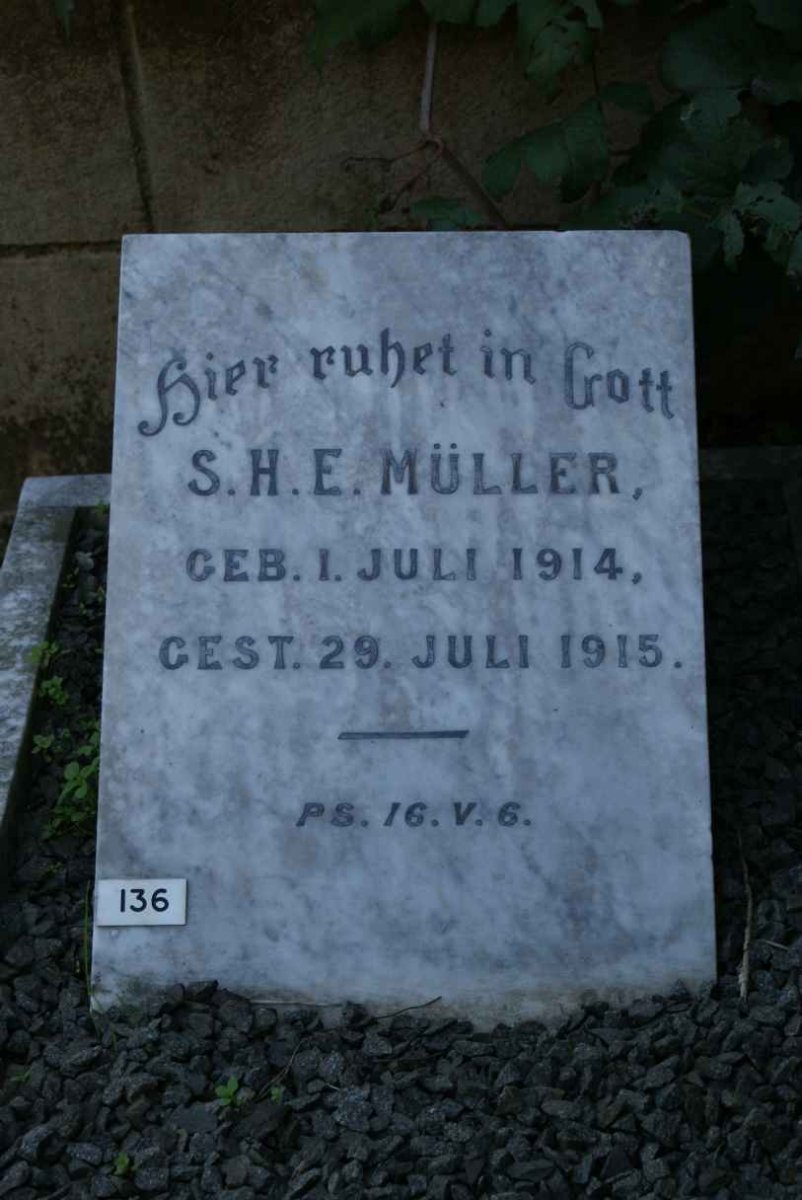 MULLER S.H.E. 1914-1915