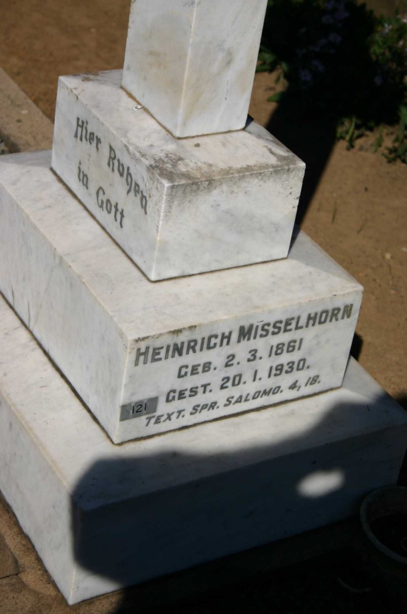 MISSELHORN Heinrich 1861-1930 &amp; Louise HERBST 1861-1939
