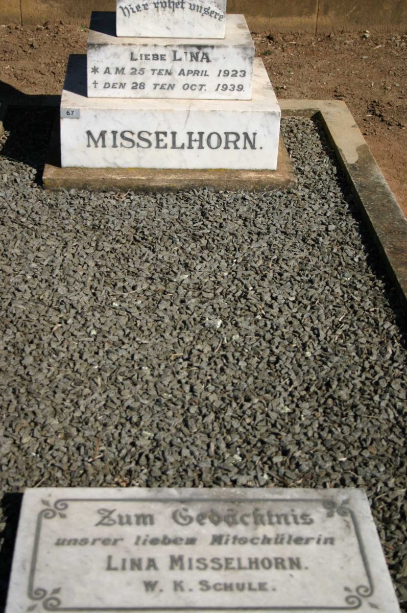 MISSELHORN Lina 1923-1939