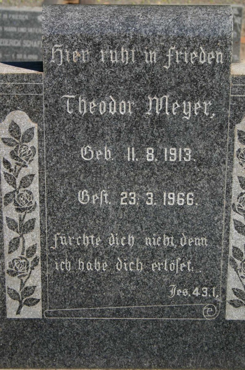MEYER Theodor 1913-1966