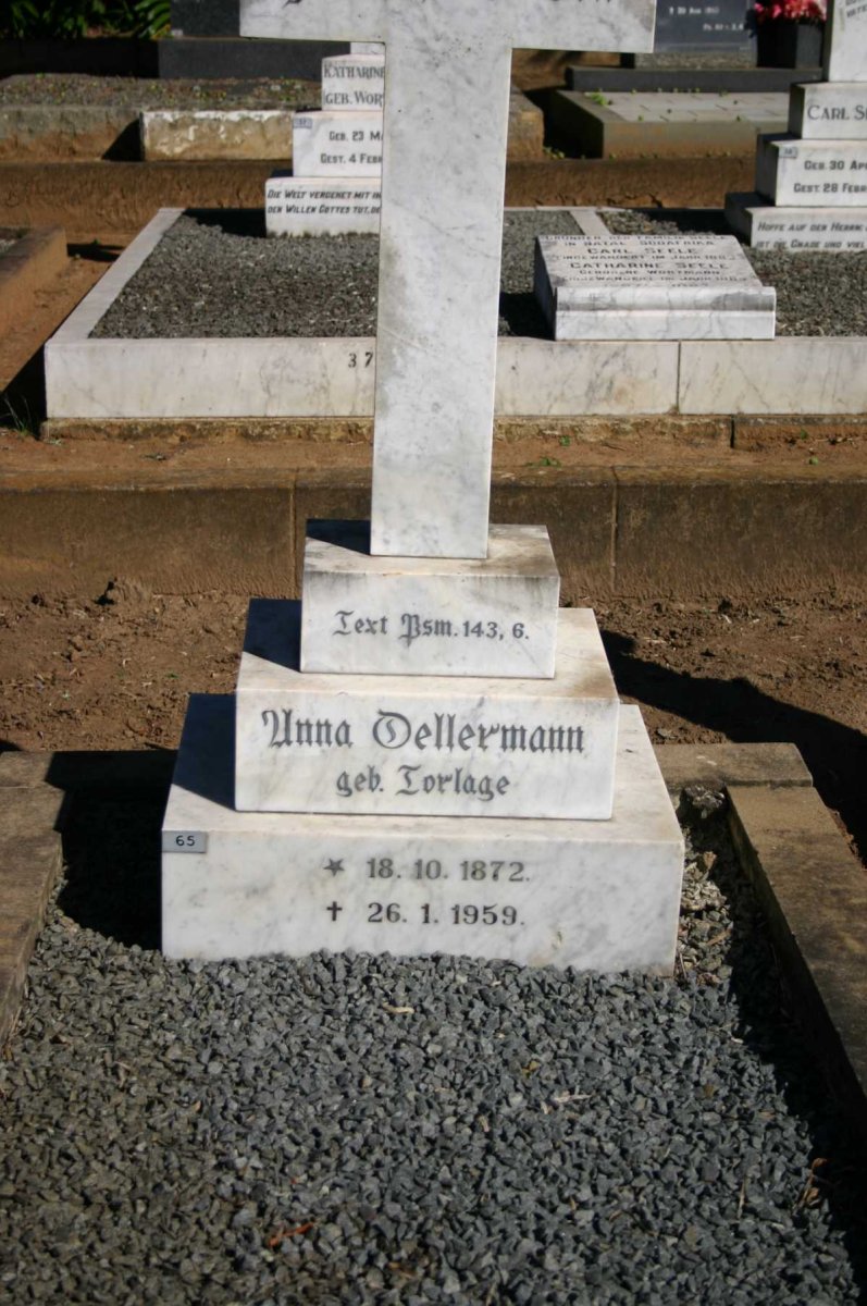OELLERMANN Unna nee IORLAGE 1872-1959