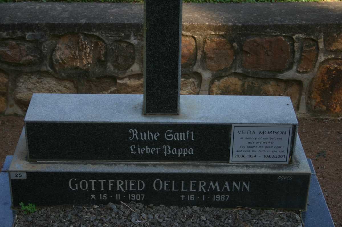 OELLERMANN Gottfried 1907-1987 :: MORISON Velda 1954-2001