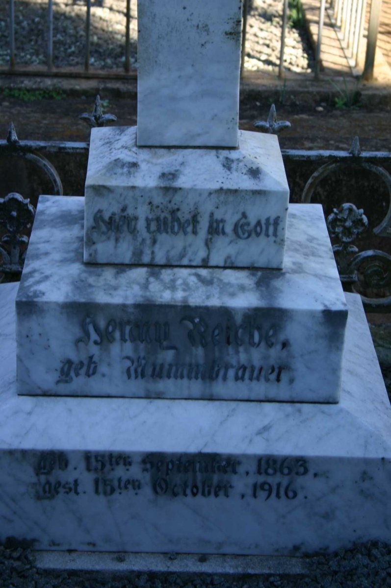 REICHE Jenny nee MUMMBRAUER 1863-1916