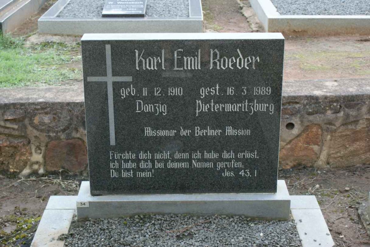 ROEDER Karl Emil 1910-1989